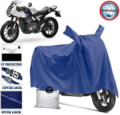 TENNYCER Waterproof Two Wheeler Cover for Triumph(Thruxton 1200 R, Blue)
