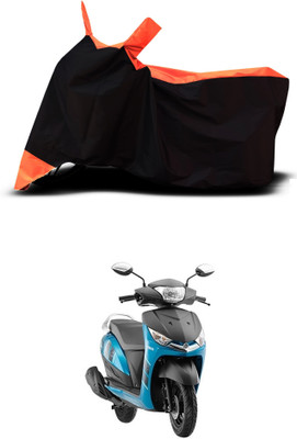 VESMEI Two Wheeler Cover for Yamaha(Alpha, Orange)