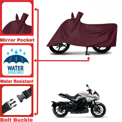 DeepShakshi AUTOMOTIVE Two Wheeler Cover for Suzuki(Katana, Maroon)