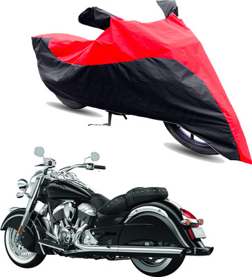 Motodreka Two Wheeler Cover for Indian(Chief Classic, Red, Black)