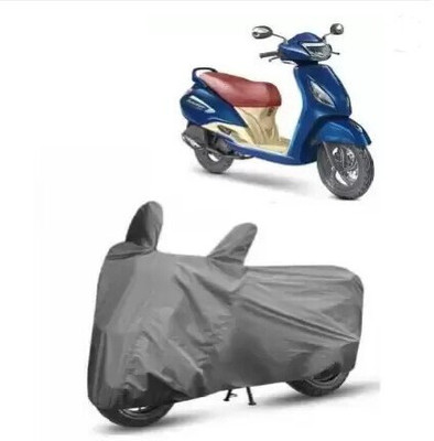 JVBRANGI Two Wheeler Cover for TVS(Jupiter, Grey)