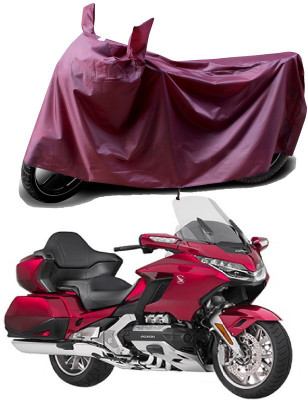 THE REAL ARV Waterproof Two Wheeler Cover for Honda(Gold Wing, Maroon)