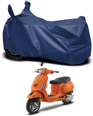 RABABLI Waterproof Two Wheeler Cover for Vespa(Vespa LX, Blue)