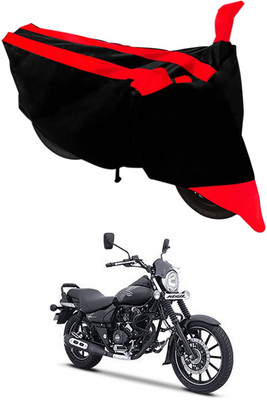 MMSSTAR Waterproof Two Wheeler Cover for Bajaj(Avenger Street 160, Red, Black)