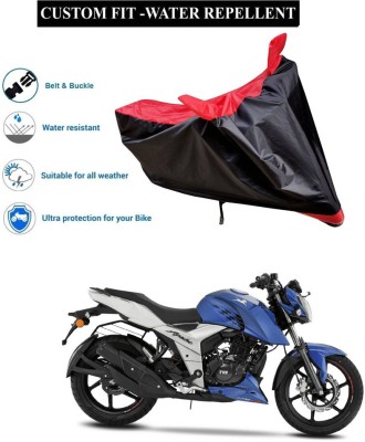 PAGORA Waterproof Two Wheeler Cover for TVS(Apache RTR 160 4V, Red)