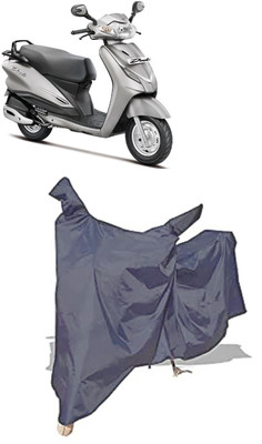 Amexride Two Wheeler Cover for Hero(Duet VX 110CC, Grey)