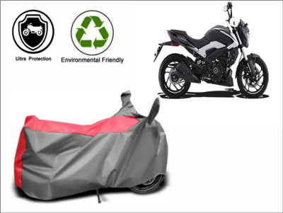 MMSSTAR Waterproof Two Wheeler Cover for Bajaj(Dominar 250, Red, Grey)