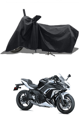NIRUJI TRADERS Waterproof Two Wheeler Cover for Kawasaki(Ninja 650 BS6, Black)