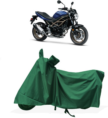 Tricway Two Wheeler Cover for Suzuki(SV 650, Green)