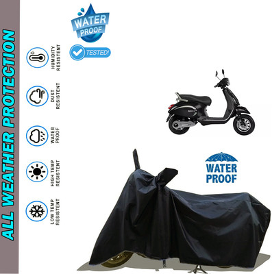 AutoGalaxy Waterproof Two Wheeler Cover for PURE EV(Black)