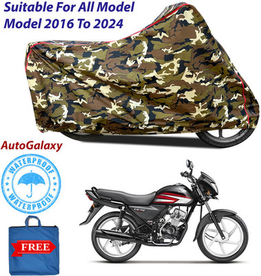 AutoGalaxy Waterproof Two Wheeler Cover for Royal Enfield(Thunderbird 350, Multicolor)