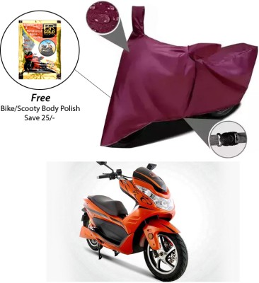 EGAL Waterproof Two Wheeler Cover for Okinawa(Cruiser BS6, Maroon)