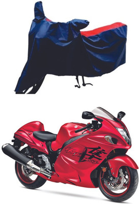 AUTOCAD Waterproof Two Wheeler Cover for Suzuki(GSX R1300 Hayabusa, Red, Blue)