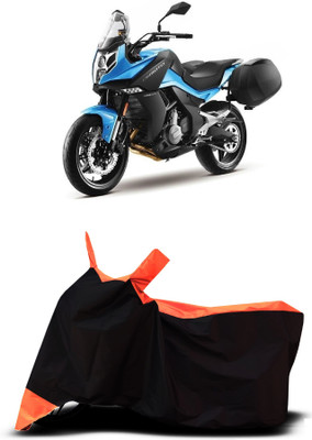 VESMEI Two Wheeler Cover for CFMoto(650MT, Orange)