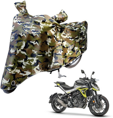 Laxnera Waterproof Two Wheeler Cover for Hero(Xtreme 200R, Green, Black)