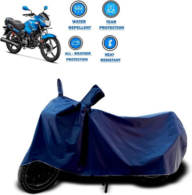 KEDIT Two Wheeler Cover for Hero(Glamour FI, Blue)