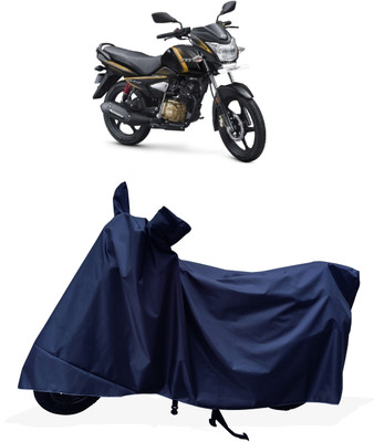 Tricway Two Wheeler Cover for TVS(Victor Premium BS6, Blue)