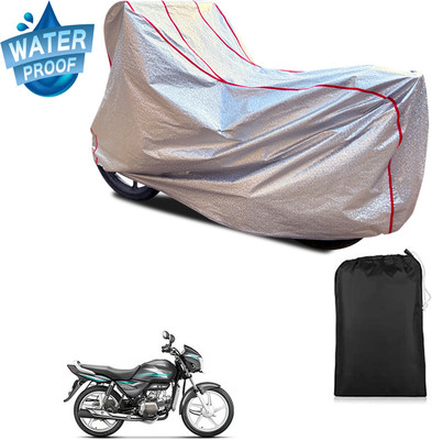 GOSHIV-car and bike accessories Waterproof Two Wheeler Cover for Hero(Splendor PRO, Silver)