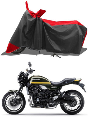 GROFATIK Two Wheeler Cover for Kawasaki(Z900 RS Cafe Racer BS6, Red)