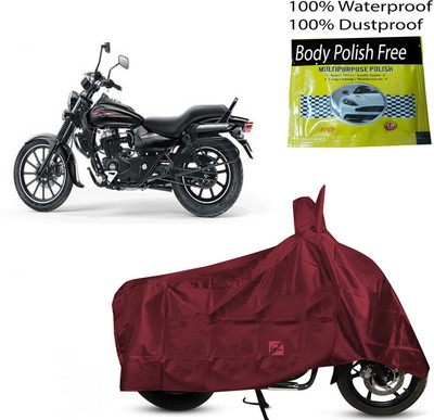 EGAL Waterproof Two Wheeler Cover for Bajaj(BS6, Maroon)
