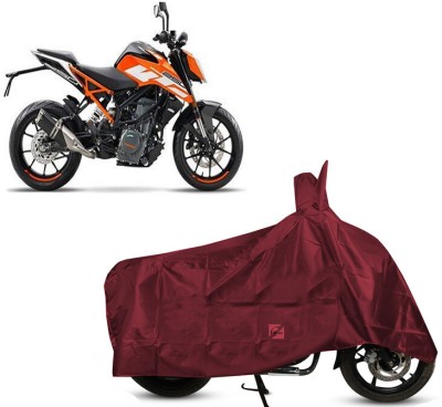 EGAL Waterproof Two Wheeler Cover for KTM(250 Duke, Maroon)