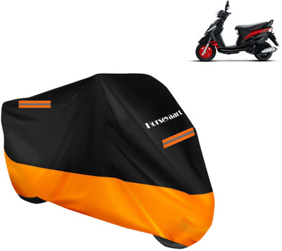 Horseyaart Waterproof Two Wheeler Cover for Mahindra(Rodeo UZO, Orange)