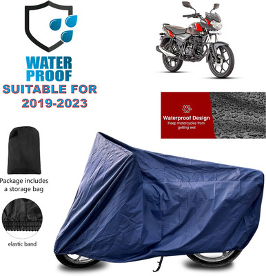 PAGORA Waterproof Two Wheeler Cover for Bajaj(Discover 110, Blue)