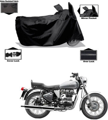 CODOKI Waterproof Two Wheeler Cover for Royal Enfield(Electra 4S, Black)