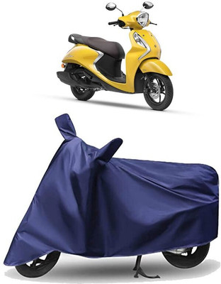 KEDIT Two Wheeler Cover for Yamaha(Fascino 125 FI, Blue)