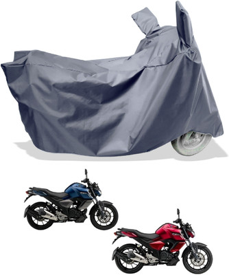 Amexride Two Wheeler Cover for Yamaha(FZS-FI V3 BS6, Grey)