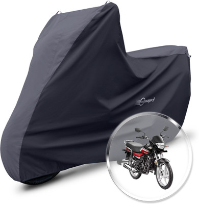 Neodrift Two Wheeler Cover for Honda(CD 110 Dream, Grey, Black)