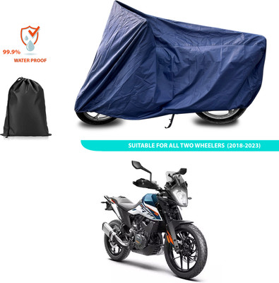 CODOKI Waterproof Two Wheeler Cover for KTM(250 Duke BS6, Blue)