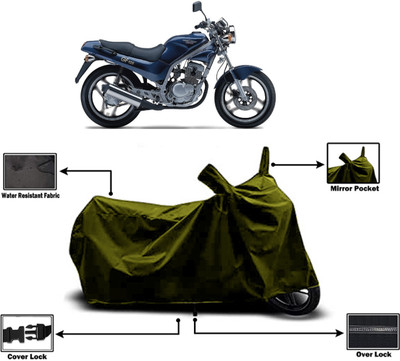 Amexride Two Wheeler Cover for Kinetic(GF 125, Green)
