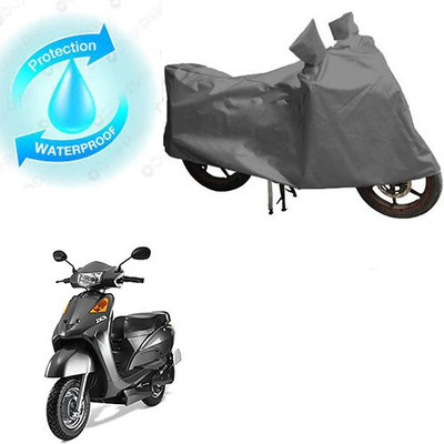 DeepShakshi AUTOMOTIVE Waterproof Two Wheeler Cover for Indus(Yo EXL, Grey)