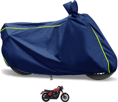 Euro Care Waterproof Two Wheeler Cover for JAWA(42 BS6, Blue)