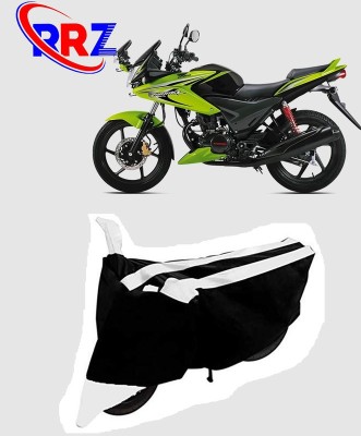 RRZ Waterproof Two Wheeler Cover for Honda(CBF Stunner, Black, White)