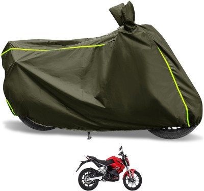 Euro Care Waterproof Two Wheeler Cover for Revolt(RV 400, Green)