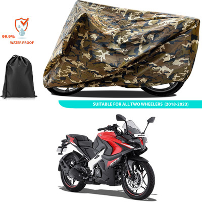 PAGORA Waterproof Two Wheeler Cover for Bajaj(Pulsar RS200 BS6, Yellow)