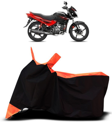 VESMEI Two Wheeler Cover for Hero(Glamour Programmed FI BS6, Orange)
