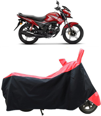 Coxtor Waterproof Two Wheeler Cover for Honda(CB Shine SP, Red)