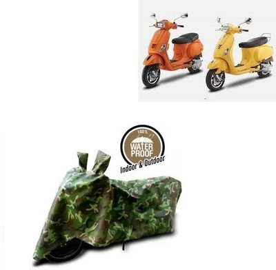 LIFELEX Waterproof Two Wheeler Cover for Vespa(Piaggio Vespa, Multicolor)