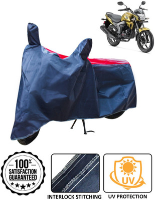 AutoRetail Waterproof Two Wheeler Cover for Honda(CB Trigger, Blue, Red)