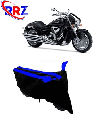 RRZ Waterproof Two Wheeler Cover for Suzuki(Intruder M1800R, Black, Blue)