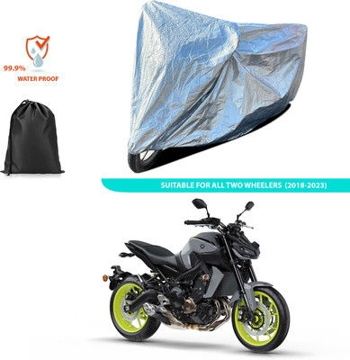 CODOKI Waterproof Two Wheeler Cover for Yamaha(MT 09, Silver)