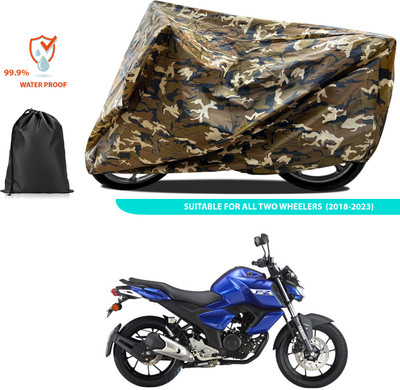CODOKI Two Wheeler Cover for Yamaha(FZ S V3.0 FI, Yellow)
