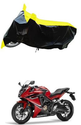 VESMEI Two Wheeler Cover for Honda(CBR 650F, Yellow)