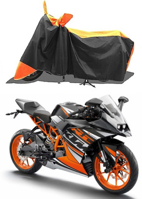 GROFATIK Two Wheeler Cover for KTM(RC125 BS6, Orange)
