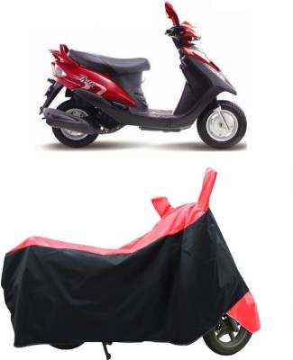 Coxtor Waterproof Two Wheeler Cover for Mahindra(Flyte, Red)