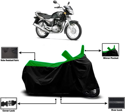 Amexride Two Wheeler Cover for Yamaha(Libero, Green)