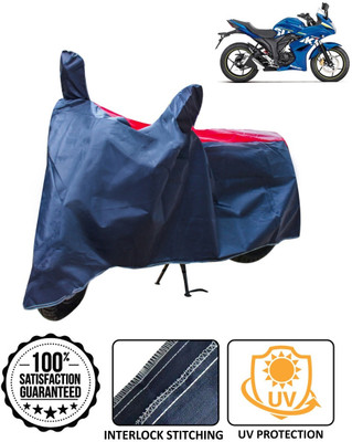 CARNEST Waterproof Two Wheeler Cover for Suzuki(Gixxer SF, Blue, Red)